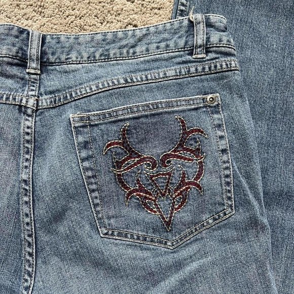 vintage tribal embroidered harley davidson - Picture 5 of 7